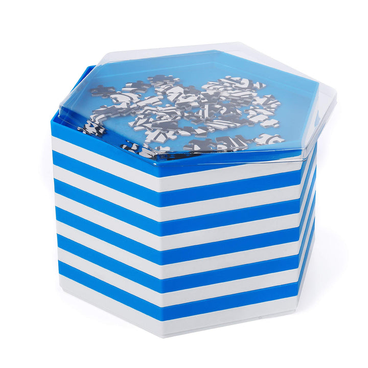 Becko stapelbare Puzzle Sortiertabletts/Sortierschalen/Puzzle sortierer mit Deckel, Puzzle Zubehör f