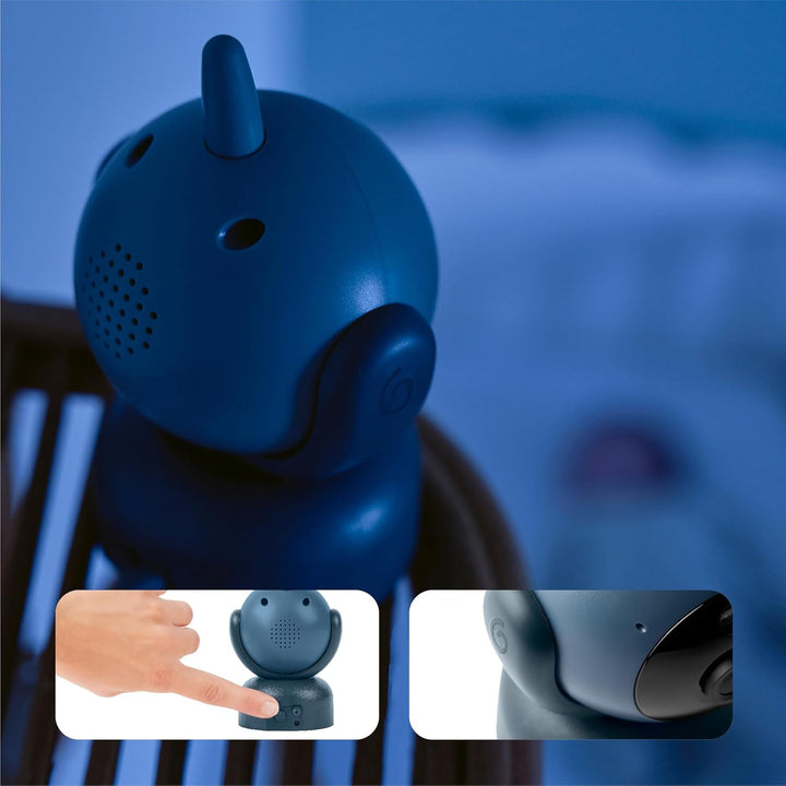 Babymoov Zusatzkamera YOO Master+ HD – 360°-Kamera, Nachtsicht & Zoom, VOX-Modus, 8 Schlaflieder, Re