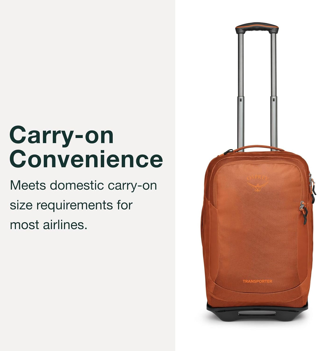 Osprey Unisex – Erwachsene Rolling Transporter Carry-On Duffel Bag Einheitsgrösse Schwarz, Einheitsg