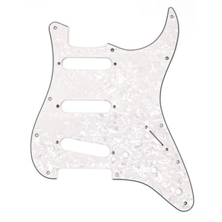 Fender 099-2140-000 Standard Stratocaster Pickguard SSS White Pearl - Pickguard