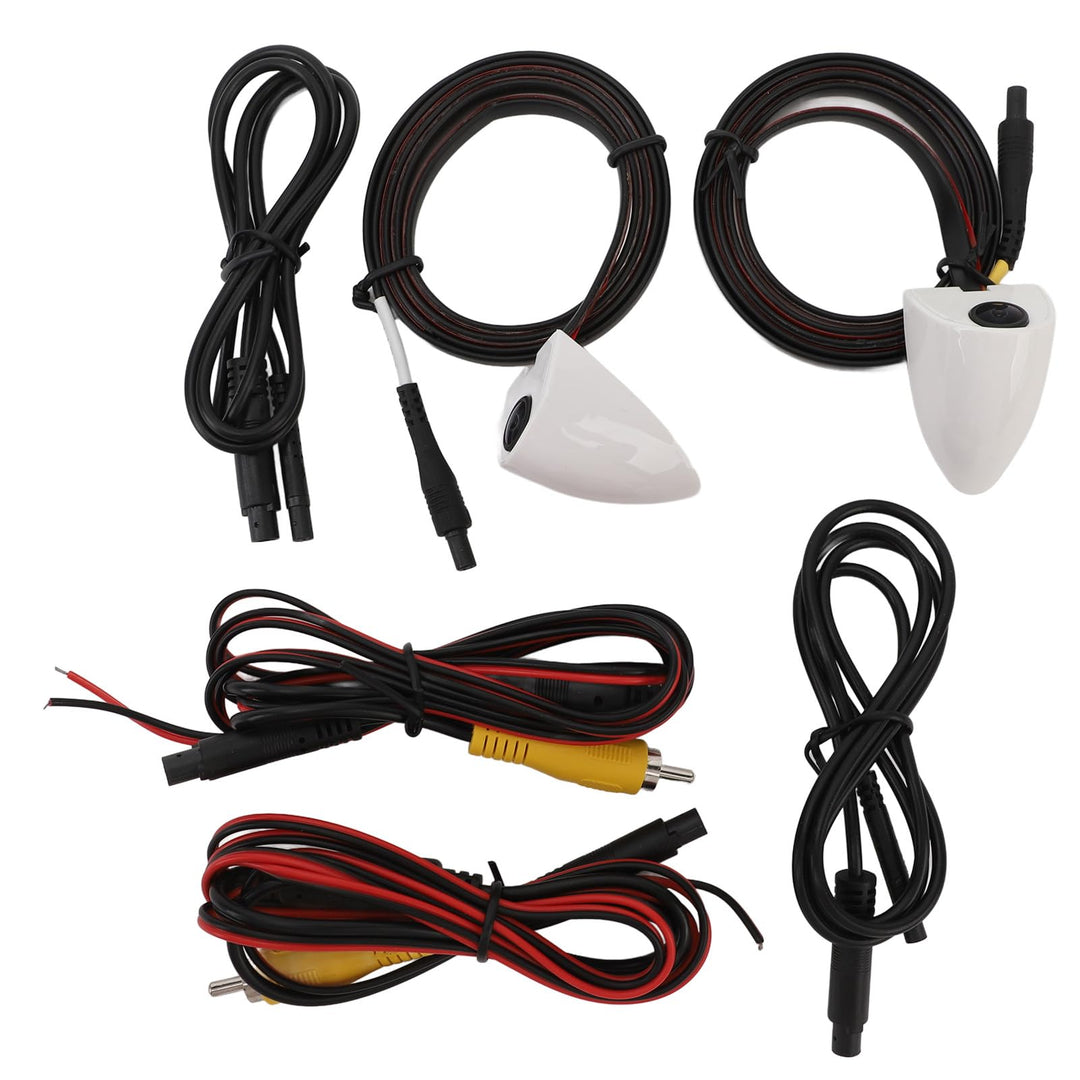 Auto Seitentür Sicht Toter Winkel Kamera Set, 2 Mini Kameras mit Umschaltbarer Flip Bild Seitenmonta