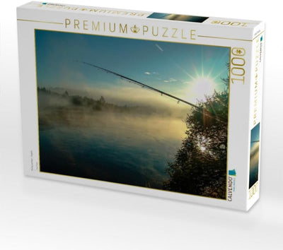 CALVENDO Puzzle Ruhig Werden - Angeln 1000 Teile Lege-Grösse 64 x 48 cm Foto-Puzzle Bild von Peter R