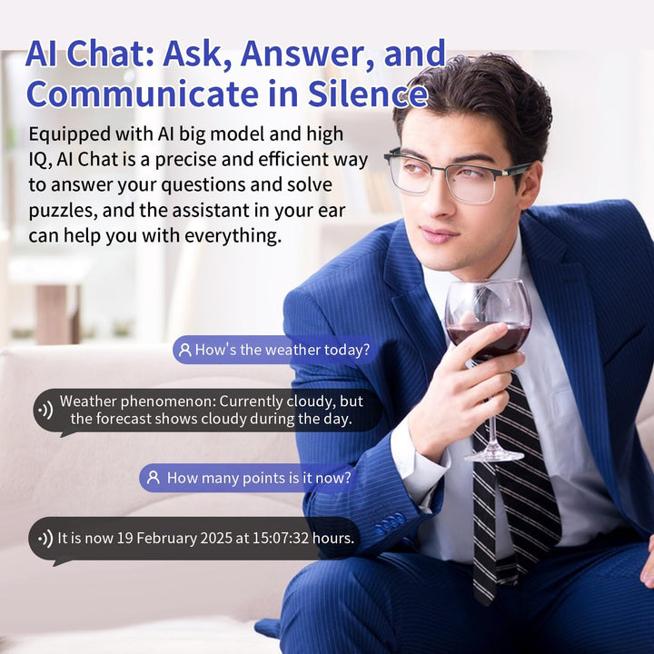 Smart Glasses with AI Translator, Real-Time Translation Glasses Polarized, Photochromic Lenses with