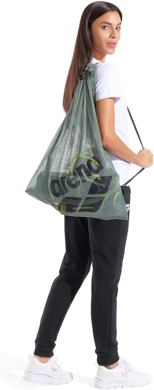 ARENA One Go Pool Mesh Swim Bag 40 Liters Satchel for Equipment Tote Swim Practice Mehrfarbig TU, Me