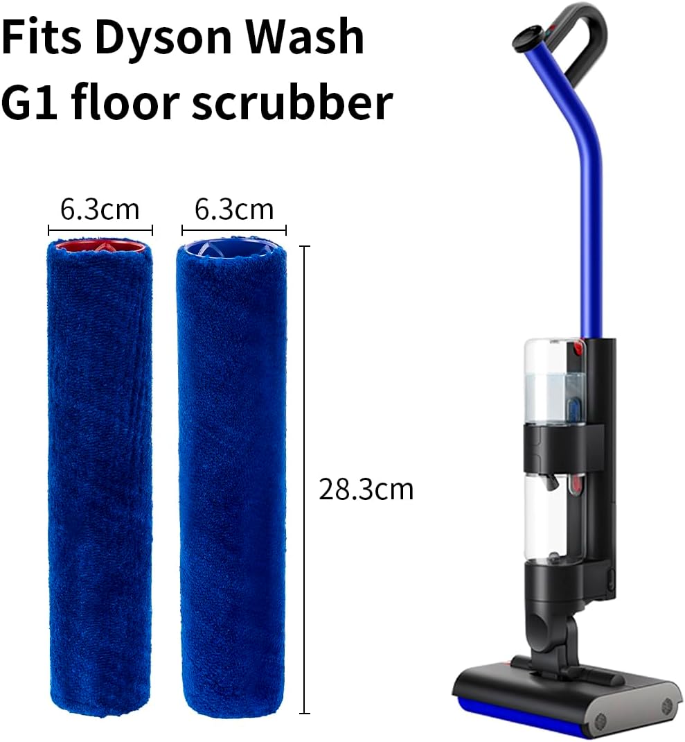 Doppeltrommel-Rollenbürste für Dyson Wash G1 Zubehör-Bodenwäscher-Bürstenstreifen
