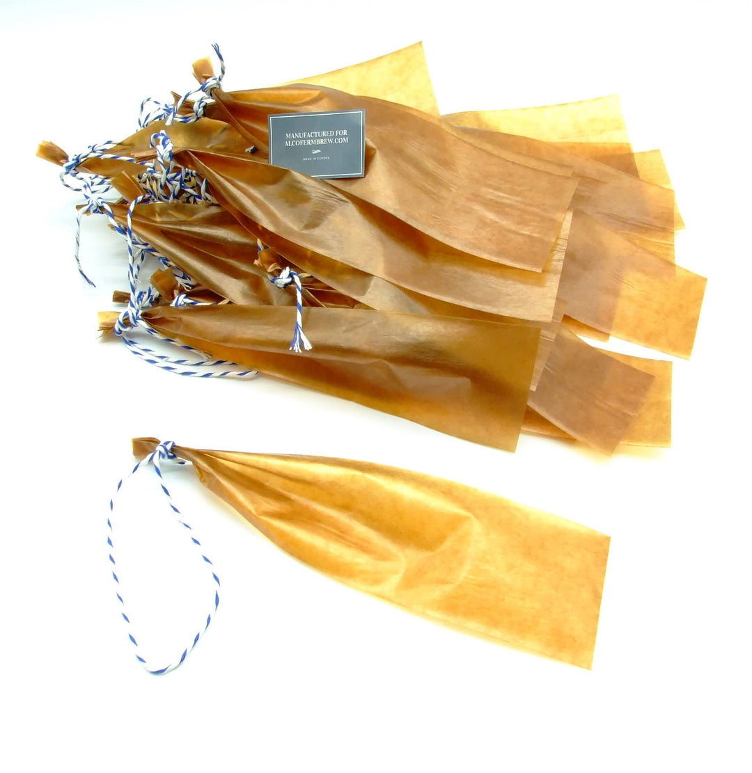 AlcoFermBrew Kunstdarm Ø55mm / 30cm – 30 Stücke | Wursthülle | Schweinedärme Fleisch räuchern | Wurs