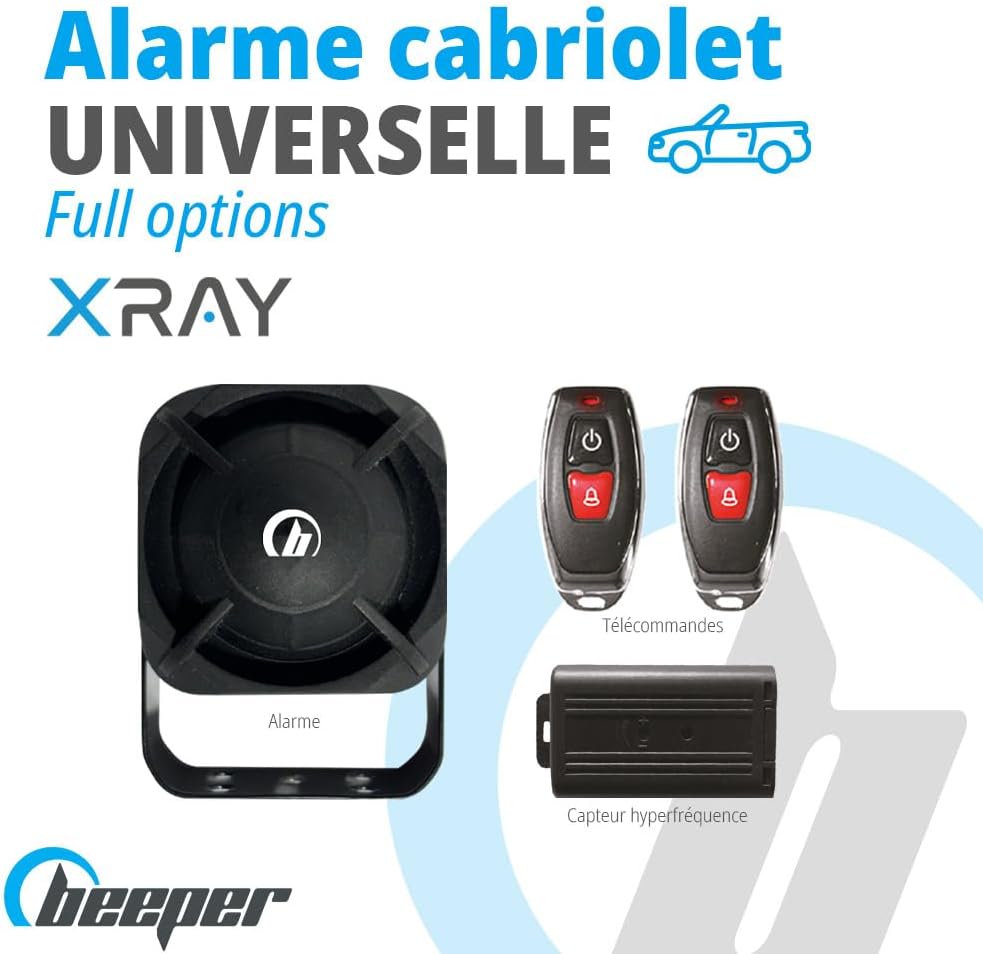 Universel Alarm kabriolett XR5CAB BEEPER, XR5CAB