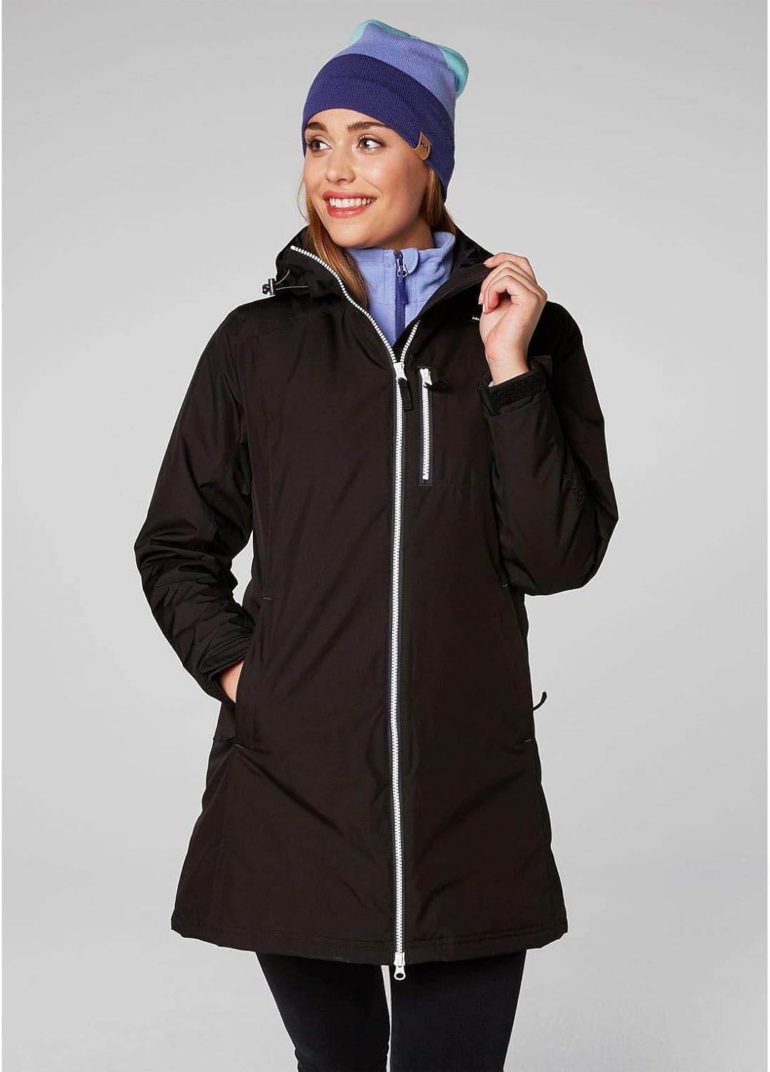 Helly Hansen Damen Jacke W Long Belfast Jacket XS Schwarz, XS Schwarz