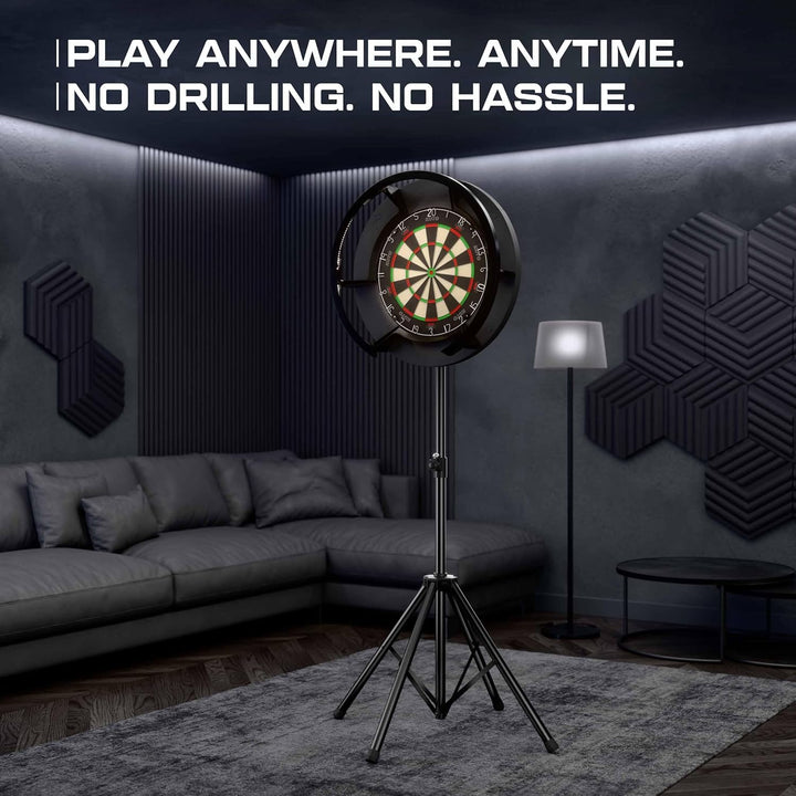 KOTO - Dartsänder, Dartscheibe Ständer, geeignet für Sisal- & elektronische Dartscheiben, zusammenkl