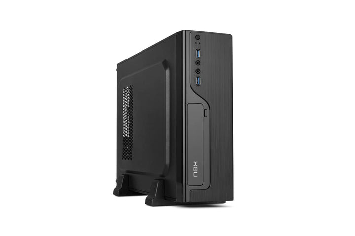NOX LITE070 - NXLITE070 Mini-Tower mit Netzteil 500 W, USB 3.0, Lüfter 80 mm, Micro ATX, ITX, Frontp