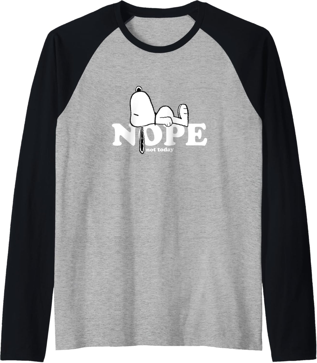 Peanuts - Snoopy Nope Raglan