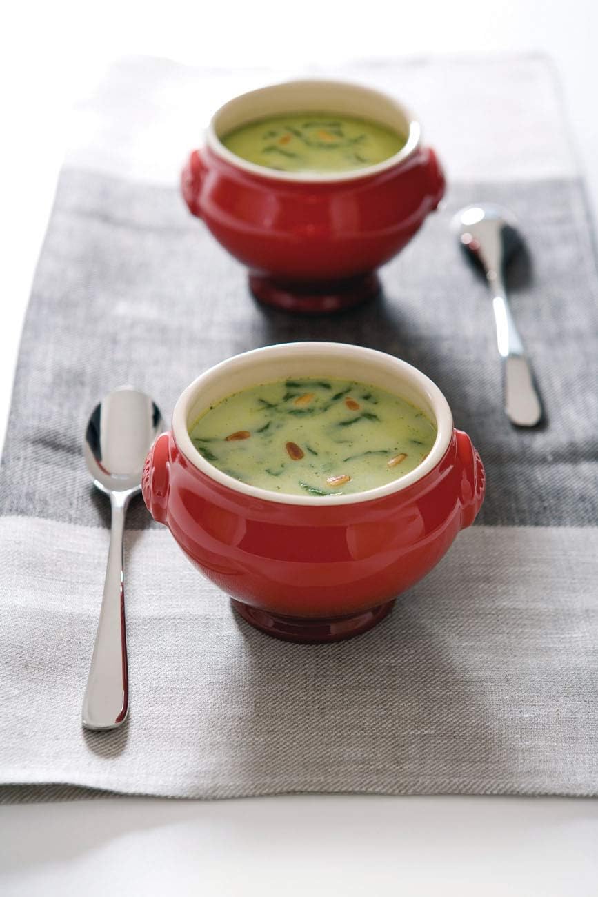 Le Creuset Suppenterrinen 2er-Set, je 600 ml, Steinzeug, Kirschrot