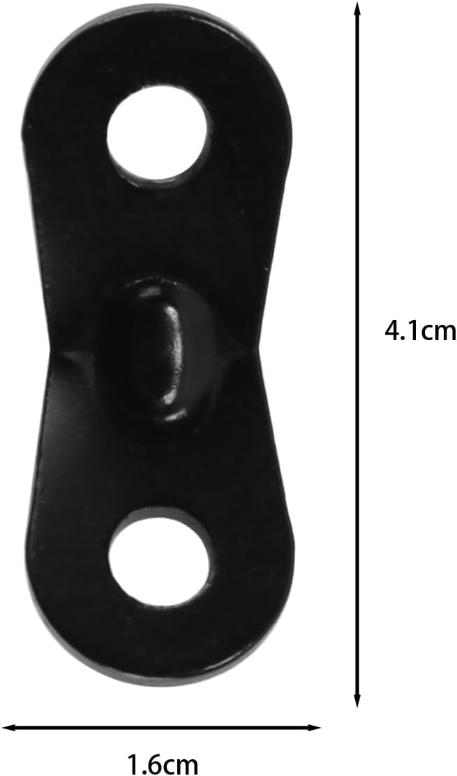 20 Stück Doppelösen-Windseilschnalle aus Aluminiumlegierung, Zeltspanner, Seilspanner, geeignet für