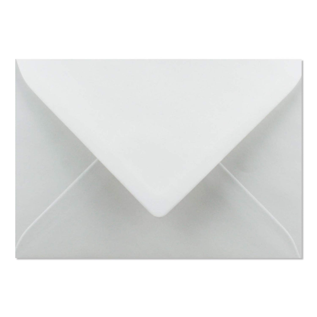 100x Briefumschläge DIN C6-11,2 x 16 cm - mit Nassklebung - Farbe: Weiss - Grammatur: 90 Gramm pro m