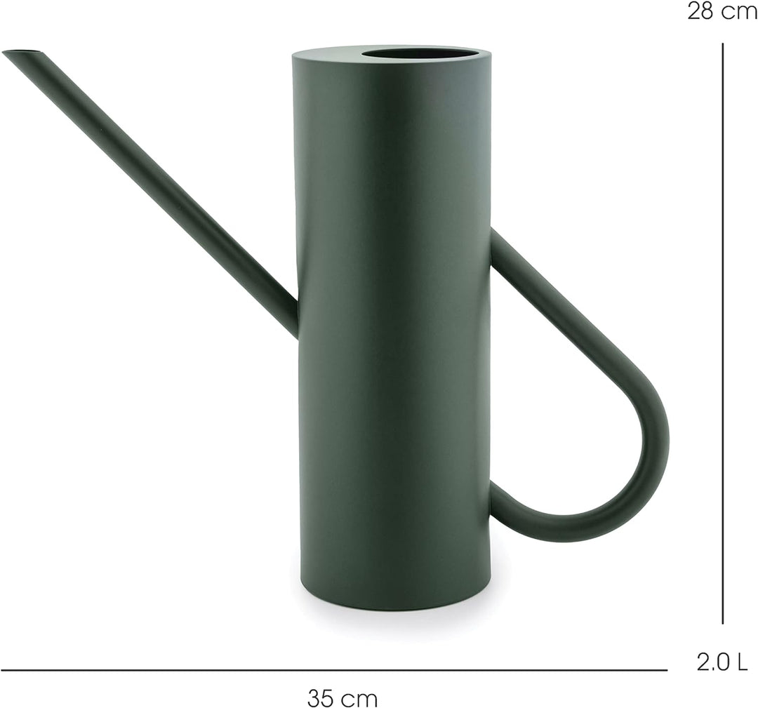 Stelton Bloom Blumengiesskanne 2L, für Zimmerpflanzen. Giesskanne mit langem Ausgiesser, pulverbesch