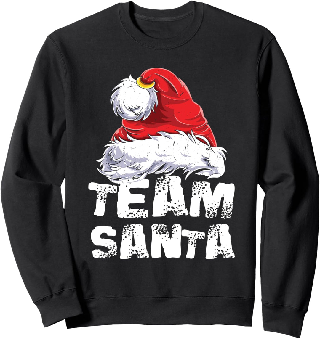 Team Santa Weihnachten Xmas Crew Partner Squad Sweatshirt