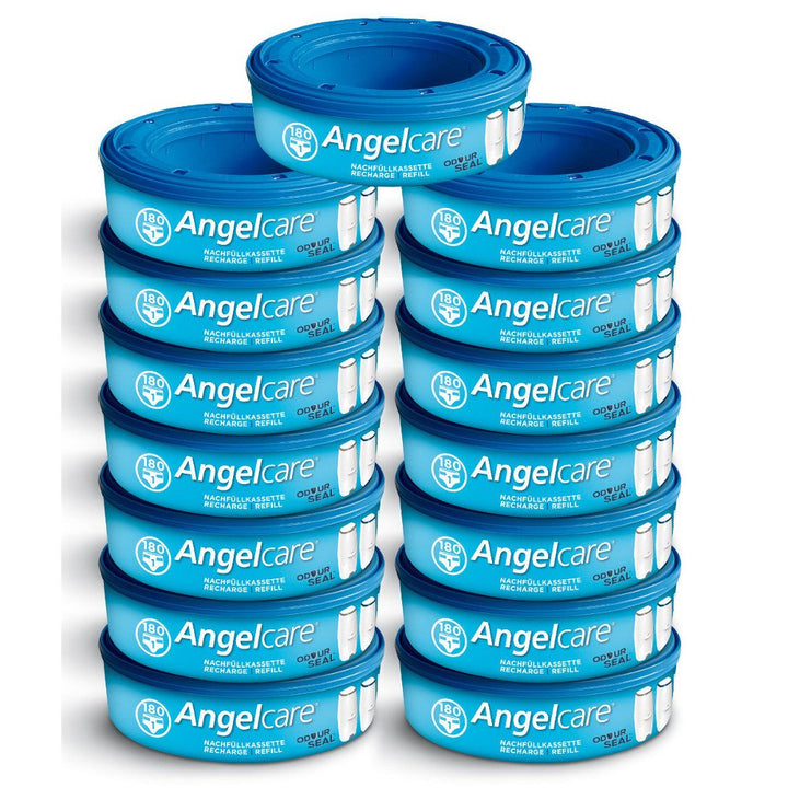 Angelcare Windeleimer Nachfüllpack Plus 15er Pack 15 Stück (1er Pack), 15 Stück (1er Pack)