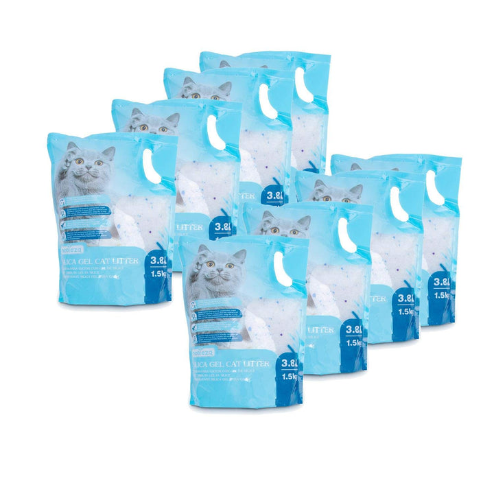 Nobleza - 30.4L Arena para Gatos de sílice Camada para gatitos de Gel de Diamante Absorbente， Cómodo