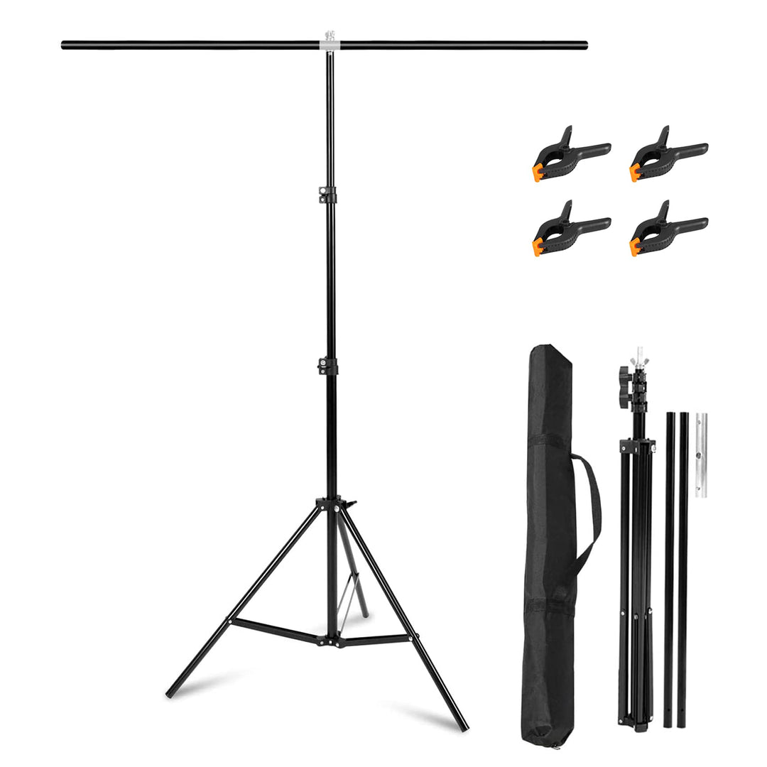 Selens T Type Hintergrund Ständer 150x200cm für Fotografie Musselin Vinyl Hintergründe Foto Studio,