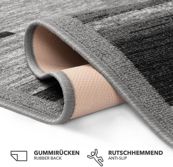 Floordirekt Teppichläufer Navona - Läufer für Küche, Flur & Wohnraum - Feinschlingen Teppich - rutsc
