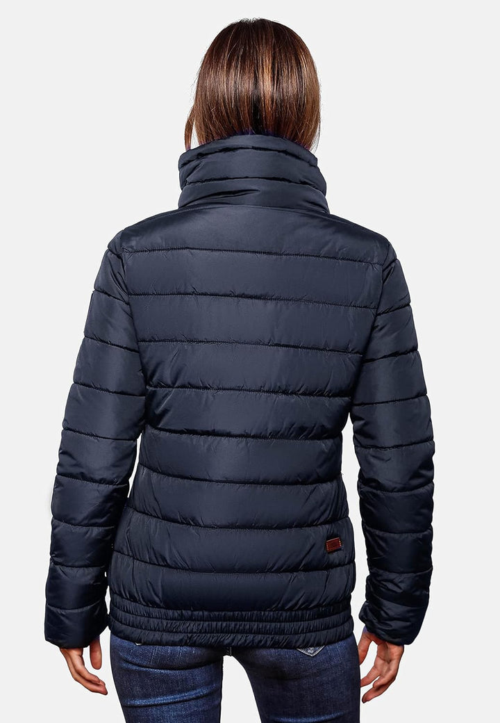 MARIKOO Damen Winter Steppjacke Poison XS-XL XS Blau, XS Blau