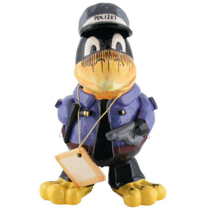 Tangoo Keramik-Rabe Polizist mit Blauer Jacke | TA-18805-B | 4260353194917