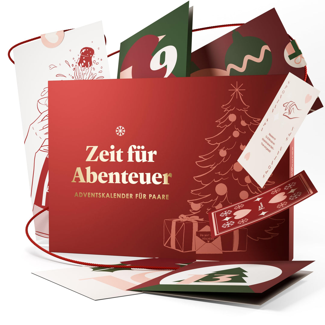 Adventskalender für Paare: Zeit für Abenteuer I Date Adventskalender 2025 für Pärchen I Duell Weihna