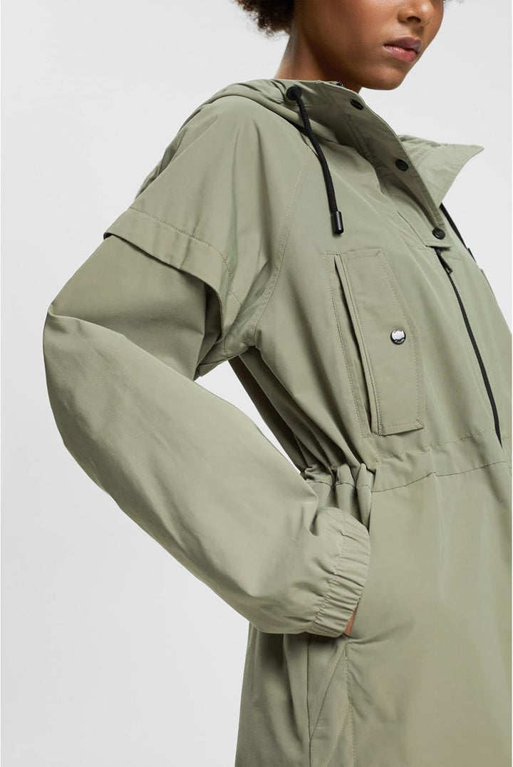 ESPRIT Damen Jacke, 345/LIGHT KHAKI