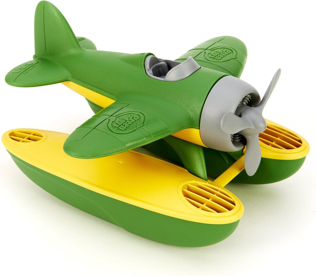Green Toys 8601029 Wasserflugzeug, Badewannenspielzeug, nachhaltiges Badespielzeug für Kinder ab 12