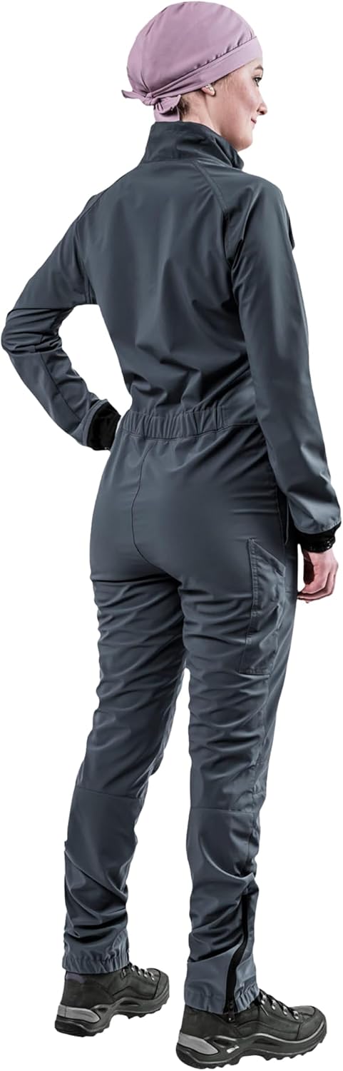 Overall Damen - Stalloverall - Schützt vor Gerüchen, Wasserresistent, Atmungsaktiv Anthrazit S, Anth