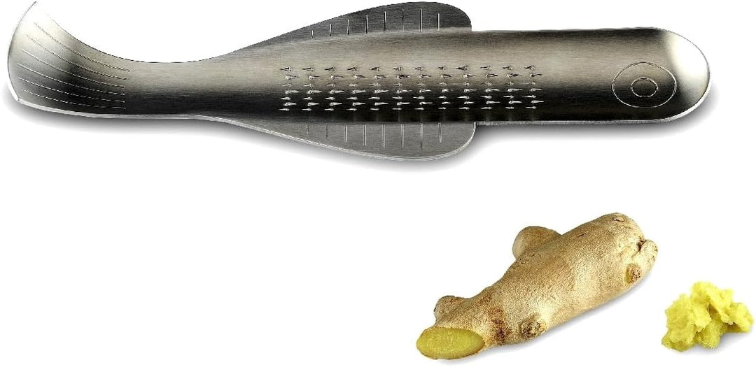 Alessi VS06 Boga Ingwerreibe - Stahl AISI 430 mattiert.