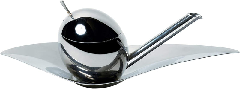 Alessi "Taste-Huile" Olivenölkoster aus Edelstahl, 54 x 19.5 x 35 cm