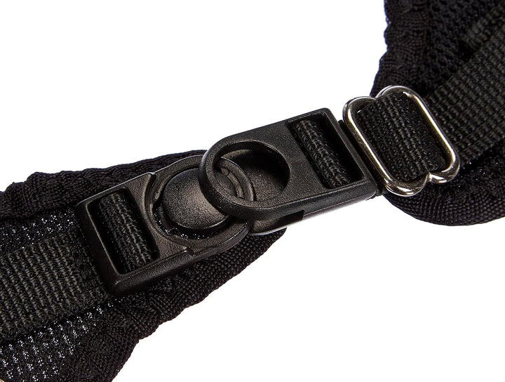TRIXIE Comfort Soft Touren-Geschirr Grösse XXS–XS: Brustumfang 25–35 cm/15 mm in schwarz - gepolster