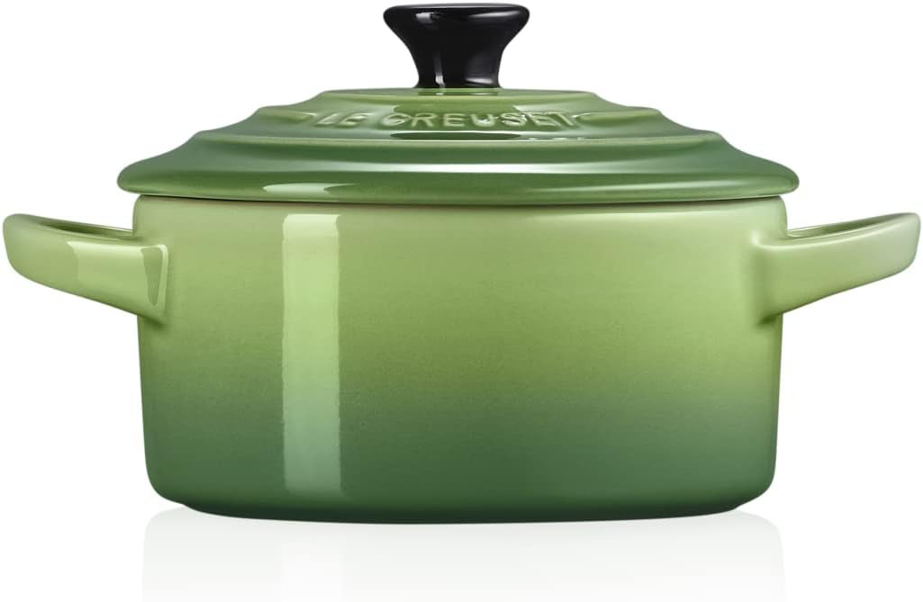 Le Creuset Mini-Cocotte aus Steinzeug, 250 ml, Bamboo, 71901104080100 Karibik, Karibik