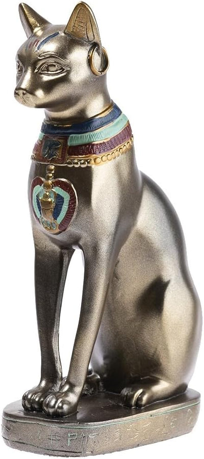 lachineuse - Ägyptische Katze Bastet 30 cm – grosse Statue Katze – Göttin Ägyptens – Figur Ägyptisch