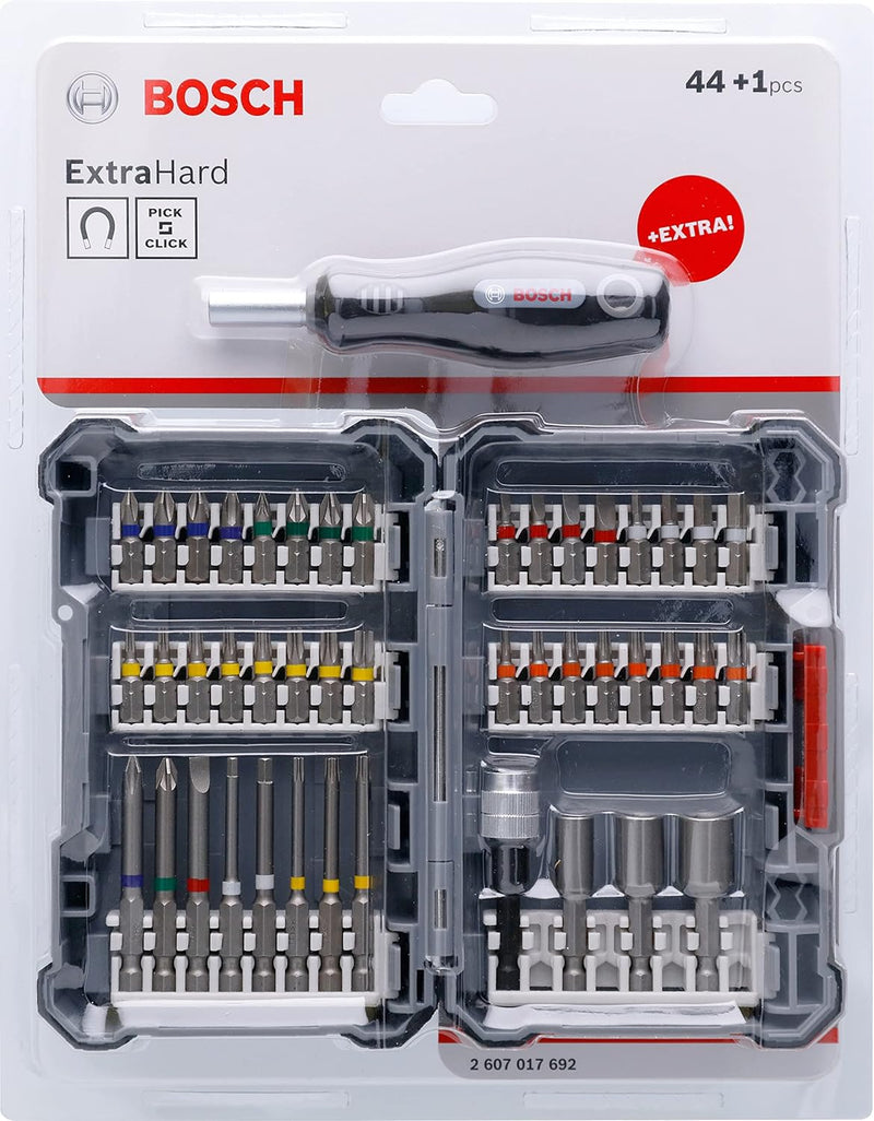 Bosch Bit-Set (44 + 1 Stück) 45tlg. (PH,PZ,SL,HEX,T,TH)