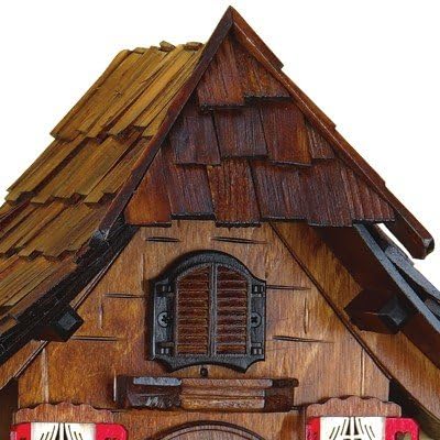 Trenkle Quarz Kuckucksuhr Schwarzwaldhaus mit Musik TU 443 QM