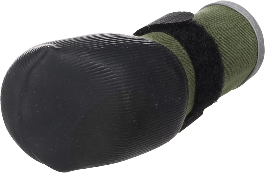 hundeschuhe - Magna - 2 Stück - grün - L - 5,7x5,2x11,4 cm - Polyester - weiche Sohle - rutschfest -