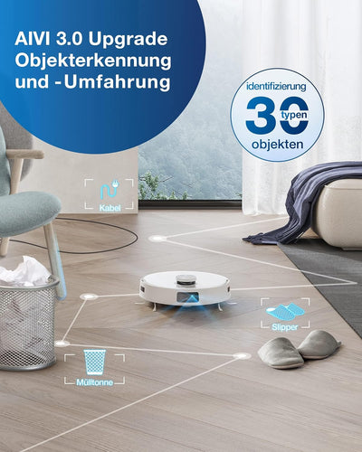 ECOVACS DEEBOT X1 e OMNI Saugroboter mit Wischfunktion ( 5000Pa, Selbstwaschend/Selbstheisslufttrock