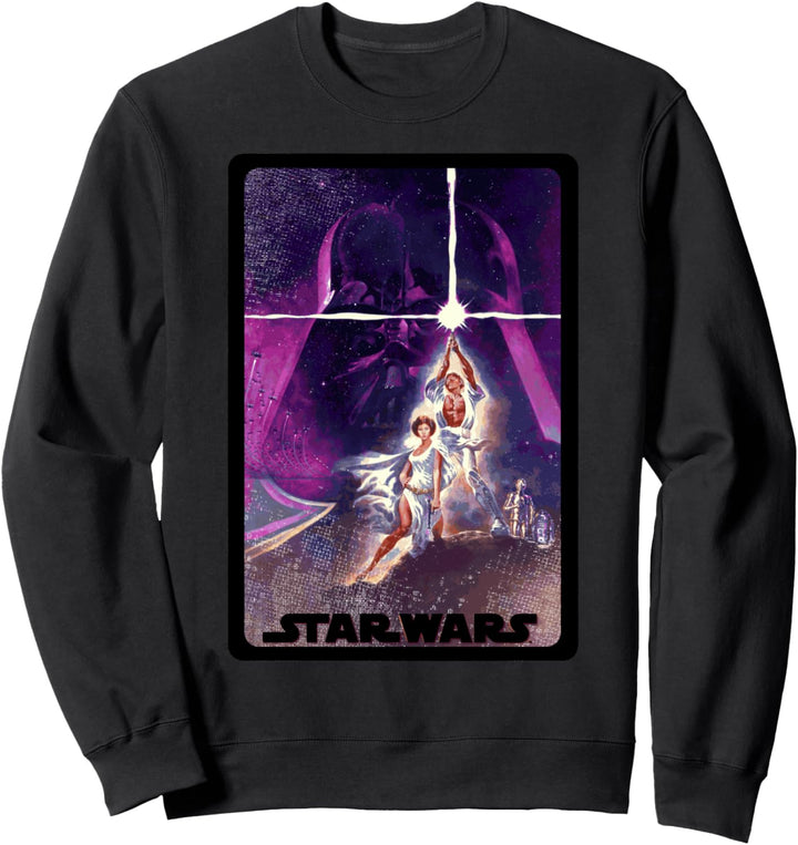 Star Wars Classic Stance Pastel Background Movie Poster Sweatshirt