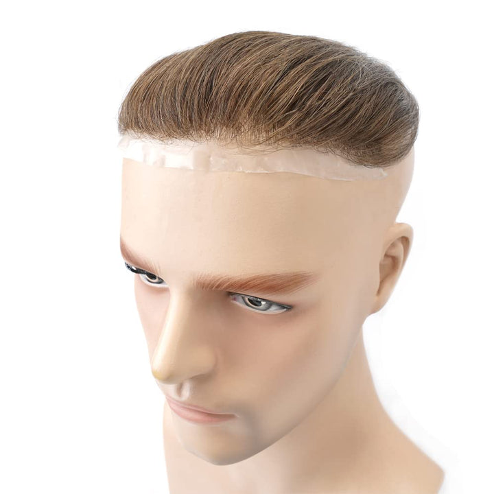 Lordhair Toupet Herren,100% Europäisches Echthaar Herren Toupet Echthaar,V-LOOP Skin Toupet Herren,T
