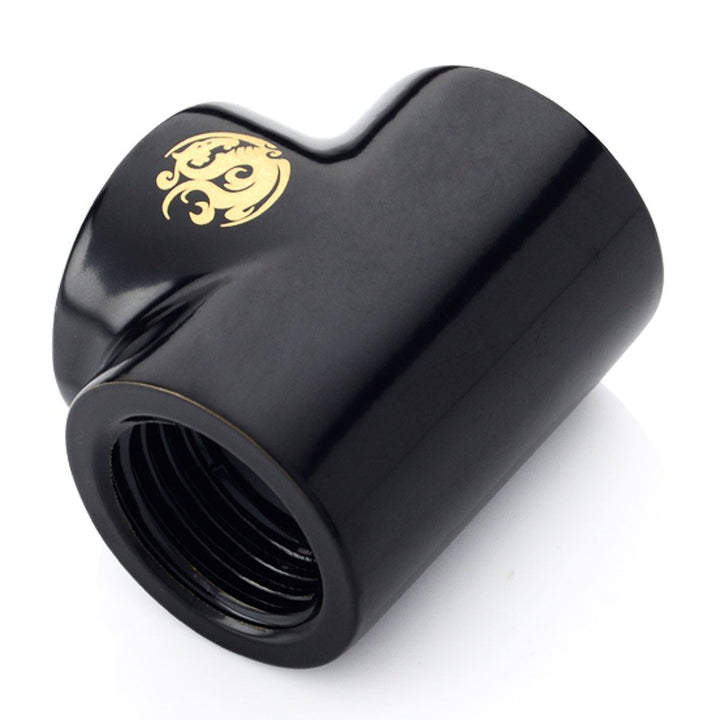 BitsPower Adapter T-Splitter 3X G1/4 Pouces IG - Schwarz matt