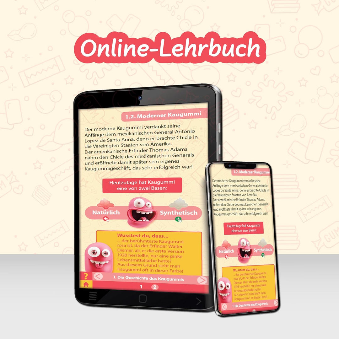 Science4you Kaugummi-Süssigkeiten-Labor – Bonbon-Bastelset um Ihre eigenen 60 Kaugummi für Kinder, G