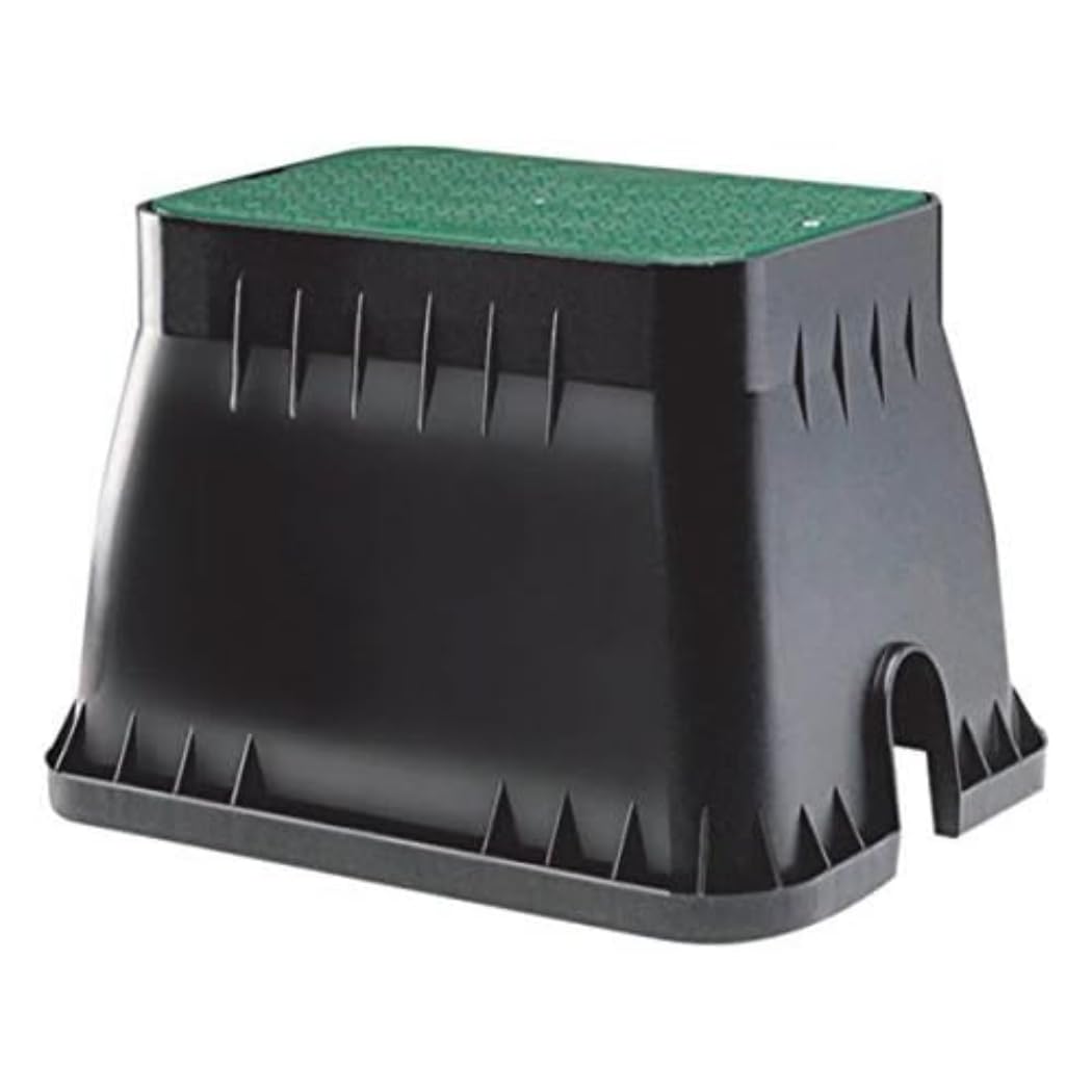 Irritec Stabiler Ventil-/Hydrantenschacht, Standard, 48,5 x 36 x 30,5 cm, schwarz Standard (48,5 x 3