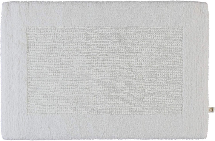 RHOMTUFT 4515316078 Badteppich mit Aussparung Prestige 60 x 60 cm, Aqua 45 x 60 cm Badteppich 01 Wei