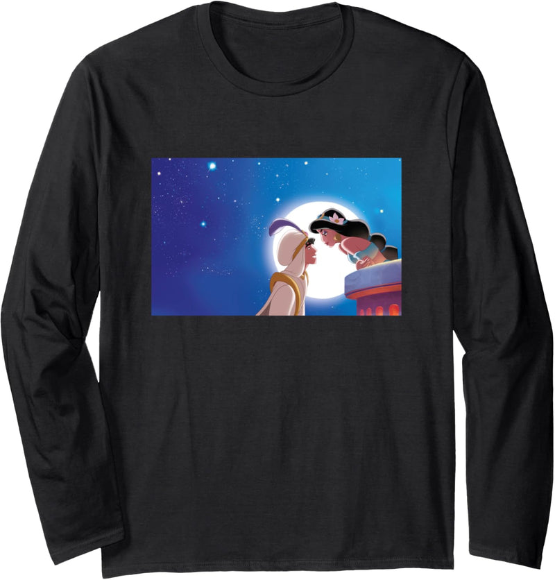 Disney Aladdin and Jasmine First Kiss Movie Still Langarmshirt