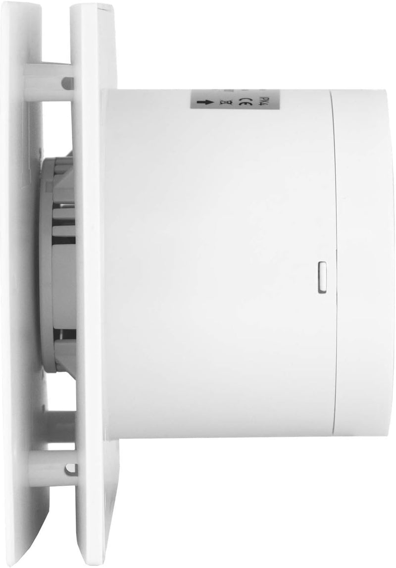 Turbionaire Arte 100 TW Bad Ventilator Timer 100mm Weiss für die Evakuierung Standard für Bad, Küche