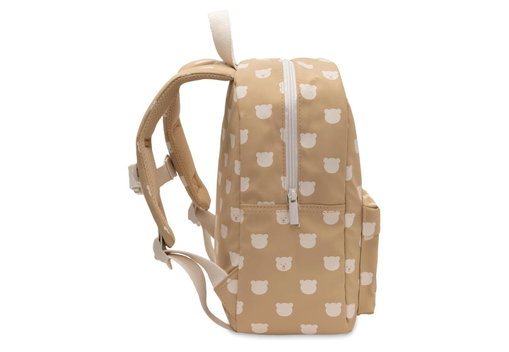 Jollein Kinderrucksack Bär – Teddy Bear – Rucksack Kinder – Wasserabweisend & Leicht – Rucksack Kind