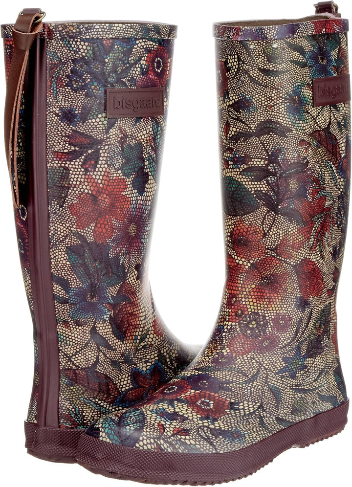 Bisgaard Mädchen Flower Gummistiefel 20 EU Mehrfarbig 174 Bordeaux Flowers, 20 EU Mehrfarbig 174 Bor