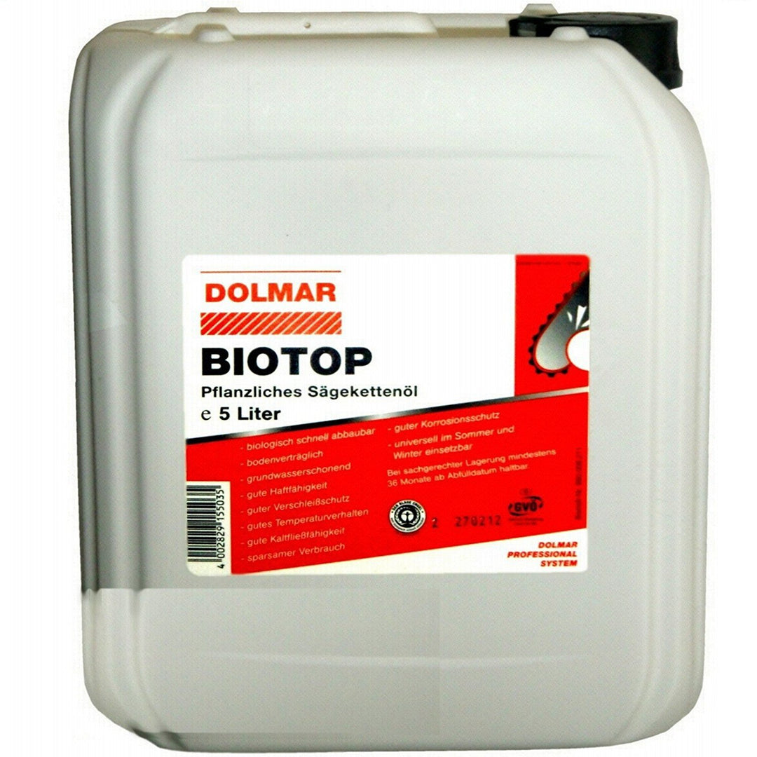 Makita 980008211 980008211 Biotop Kettenöl (biologisch abbaubar), 5 Lithium-Ionen, Schwarz